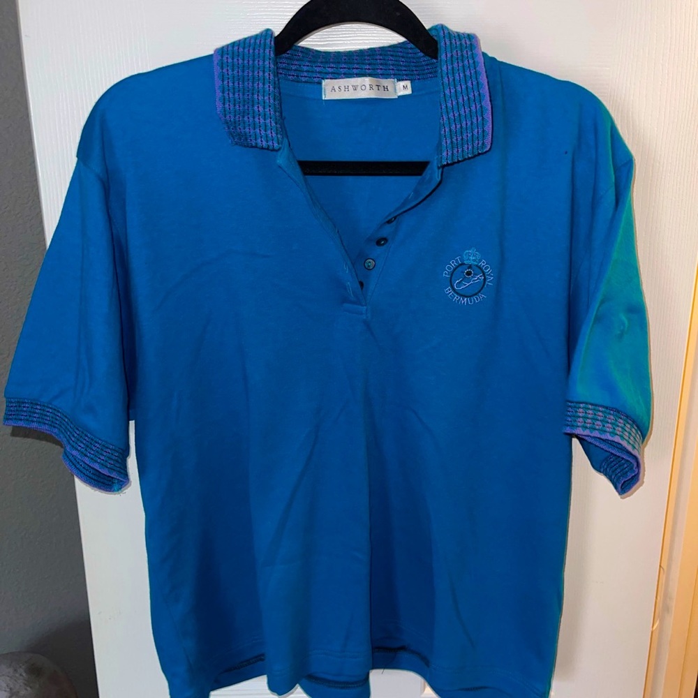 Ashworth Port Royal Bermuda Cropped Polo